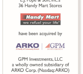 Case Study: Matrix Announces the Successful Sale of E.J. Pope & Son, Inc.’s 36 Handy Mart Stores￼